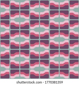 Colorful accent for any surface. Simple abstract cozy design. Timeless pattern for textile, wallpaper, wrapping, prints, surface, web or any other accent etc.