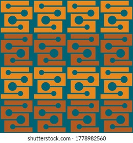 Colorful accent for any surface. Simple abstract cozy design. Timeless pattern for textile, wallpaper, wrapping, prints, surface, web or any other accent etc.