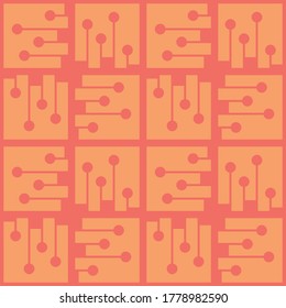 Colorful accent for any surface. Simple abstract cozy design. Timeless pattern for textile, wallpaper, wrapping, prints, surface, web or any other accent etc.