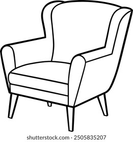 
Colorful Accent Chair furniture , 
Colorful Accent Chair vector , 
Colorful Accent Chair line art