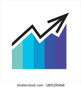 Colorful Accounting and Finance Logo Design Stock Vector for any Busniess Company