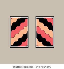 colorful acrylic wavy canvas scenery texture abstract vector illustration for flyer, cover, notebook title, book title,brochure, marketing, frame, painting,card, magazine,business template, background