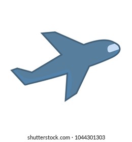 colorful airplain  vector illustration