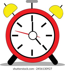 Colorful Alarm clock vector eps 10 