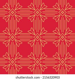 Colorful all over pattern with unique decorative  vintage inspired elements