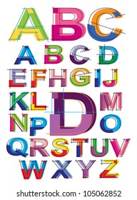 colorful alphabet