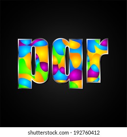 Colorful Alphabet
