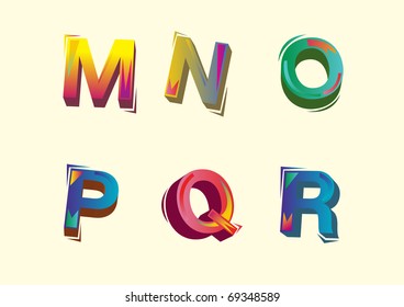 colorful alphabet