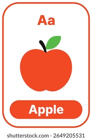 Cartão colorido alfabeto com ilustração bonito. Perfeito para fonia, pré-escola, jardim de infância, aulas escolares, educação ESL, planilhas, cartazes e aplicativos de aprendizagem.