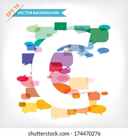 Colorful alphabet vector design for web design, info graphics element, presentation, template, educations.