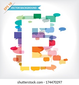 Colorful alphabet vector design for  web design, info graphics element, presentation, template, educations.