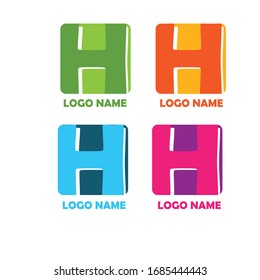 Colorful Alphabet in wordmark with beautiful vector