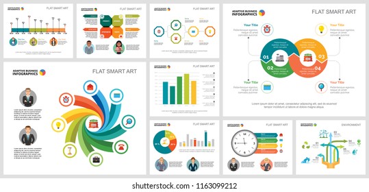 Colorful Planning Ecology Concept Infographic Charts Stock Vector ...