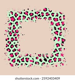 Colorful Animal print texture vector