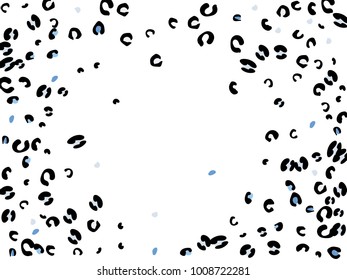Colorful animal spots. Animal abstract print pattern. Vector illustration for celebration, party, holiday, invitation and Your project. Chaotic Decor. Modern Creative Style.