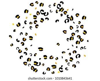 Colorful animal spots. Animal abstract print pattern. Vector illustration for celebration, party, holiday, invitation and Your project. Chaotic Decor. Modern Creative Style.