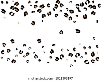 Colorful animal spots. Animal abstract print pattern. Vector illustration for celebration, party, holiday, invitation and Your project. Chaotic Decor. Modern Creative Style.
