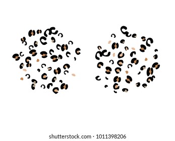 Colorful animal spots. Animal abstract print pattern. Vector illustration for celebration, party, holiday, invitation and Your project. Chaotic Decor. Modern Creative Style.
