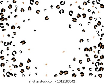 Colorful animal spots. Animal abstract print pattern. Vector illustration for celebration, party, holiday, invitation and Your project. Chaotic Decor. Modern Creative Style.