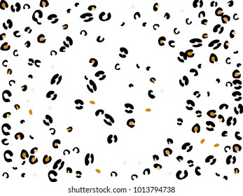 Colorful animal spots. Animal abstract print pattern. Vector illustration for celebration, party, holiday, invitation and Your project. Chaotic Decor. Modern Creative Style.