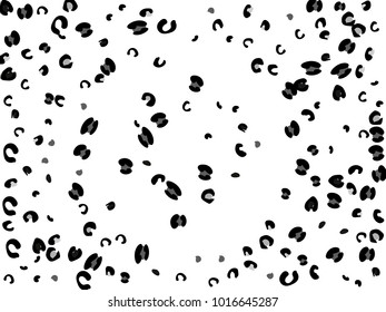 Colorful animal spots. Animal abstract print pattern. Vector illustration for celebration, party, holiday, invitation and Your project. Chaotic Decor. Modern Creative Style.