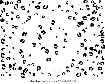 Colorful animal spots. Animal abstract print pattern. Vector illustration for celebration, party, holiday, invitation and Your project. Chaotic Decor. Modern Creative Style.