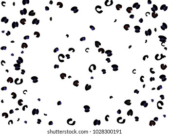 Colorful animal spots. Animal abstract print pattern. Vector illustration for celebration, party, holiday, invitation and Your project. Chaotic Decor. Modern Creative Style.
