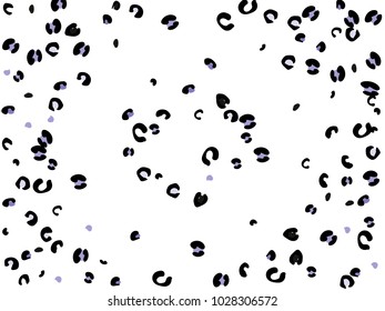 Colorful animal spots. Animal abstract print pattern. Vector illustration for celebration, party, holiday, invitation and Your project. Chaotic Decor. Modern Creative Style.