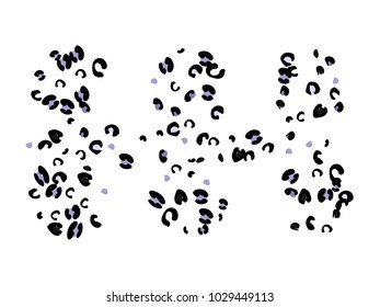 Colorful animal spots. Animal abstract print pattern. Vector illustration for celebration, party, holiday, invitation and Your project. Chaotic Decor. Modern Creative Style.