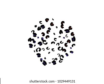 Colorful animal spots. Animal abstract print pattern. Vector illustration for celebration, party, holiday, invitation and Your project. Chaotic Decor. Modern Creative Style.