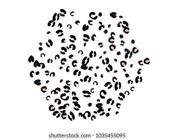 Colorful animal spots. Animal abstract print pattern. Vector illustration for celebration, party, holiday, invitation and Your project. Chaotic Decor. Modern Creative Style.