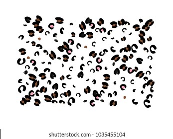 Colorful animal spots. Animal abstract print pattern. Vector illustration for celebration, party, holiday, invitation and Your project. Chaotic Decor. Modern Creative Style.