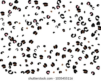 Colorful animal spots. Animal abstract print pattern. Vector illustration for celebration, party, holiday, invitation and Your project. Chaotic Decor. Modern Creative Style.