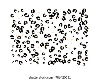 Colorful animal spots. Animal abstract print pattern. Vector illustration for celebration, party, holiday, invitation and Your project. Chaotic Decor. Modern Creative Style.