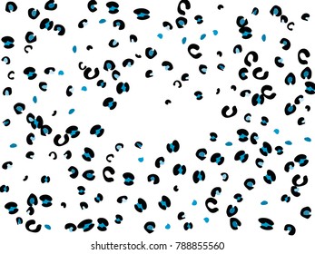 Colorful animal spots. Animal abstract print pattern. Vector illustration for celebration, party, holiday, invitation and Your project. Chaotic Decor. Modern Creative Style.