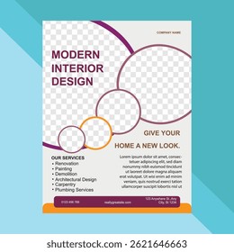 Colorful annual report template design