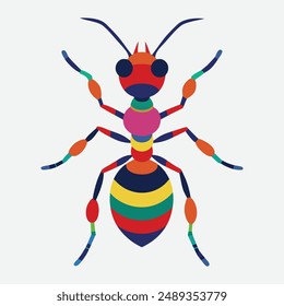 Colorful Ant Royalty-Free Photos and vector