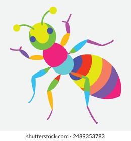 Colorful Ant Royalty-Free Photos and vector