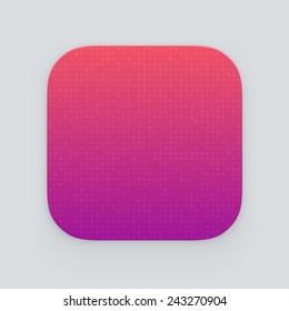 Colorful App Icon. Vector Template