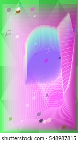 colorful app of keynote, foliage vector background in vivid repeat