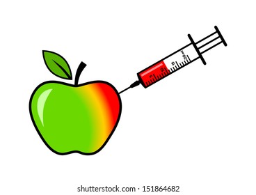 Colorful apple