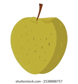 Un colorido conjunto aislado de manzanas
