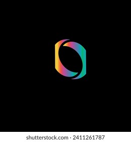 icono de aplicación colorido delante del fondo