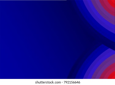 Colorful ARC abstract background design with shadows Vector ,Illustration