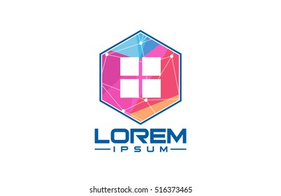 colorful architecture logo