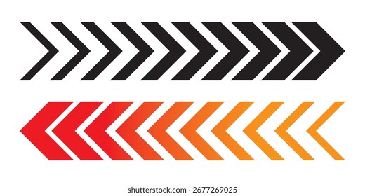 Colorful arrow. dynamic moving arrow representing speed, acceleration, fast. transparent. symbolizing progress, speed, direction, navigation, growth, and innovation. Perfect for business, technology.