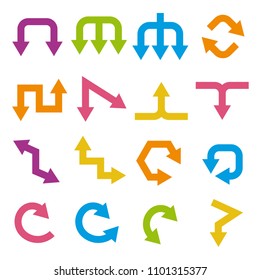 colorful arrow icons