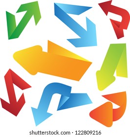 colorful arrow set