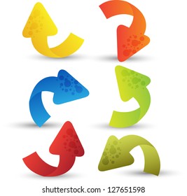 colorful arrow set