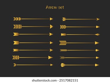 Diseño de Vector colorido del sistema de la flecha 